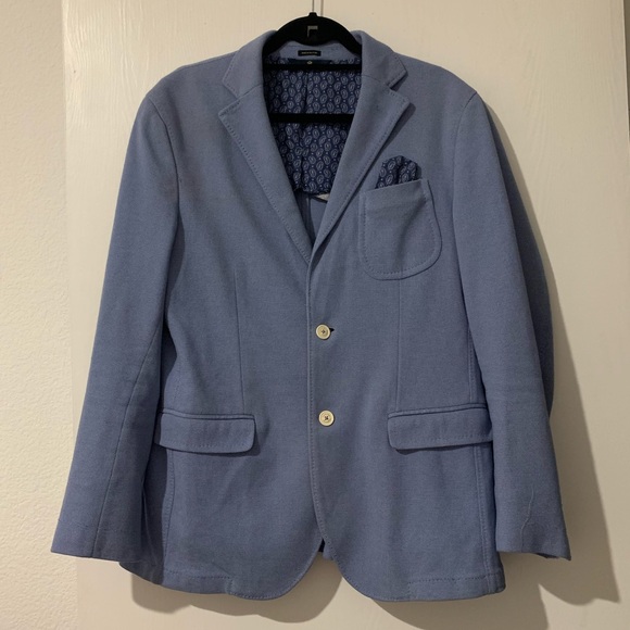 massimo dutti blue coat